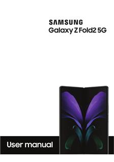 Samsung Galaxy Z Fold 2 5G manual. Smartphone Instructions.